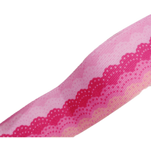 Pink Fantasy #1 Grosgrain Ribbon - 011103 - 1 1/2" (40mm) - 5 yards