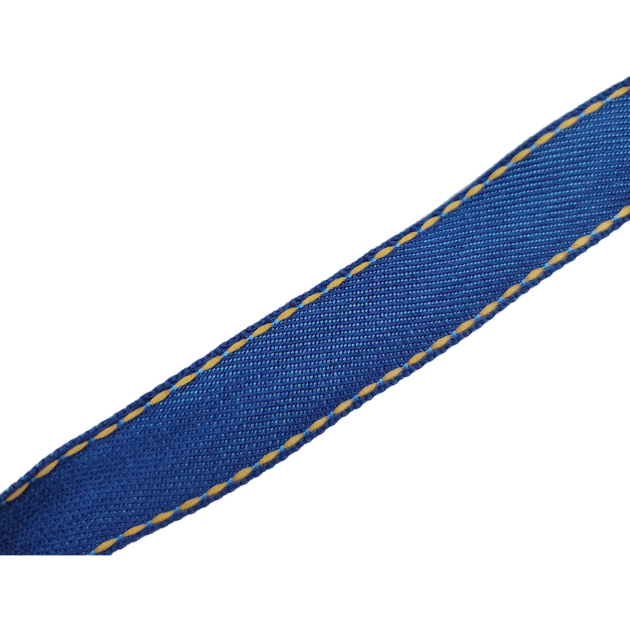 Denim Style Ribbon - 7/8" (22mm) - Medium Blue