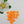 Load image into Gallery viewer, Small Quilt Flowers - #04 - Carrot - 25 units
