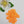 Load image into Gallery viewer, Small Quilt Flowers - #04Pearl - Carrot - 25 units
