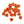 Load image into Gallery viewer, Clay Hearts - Set of 20 - Orange
