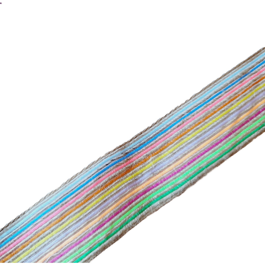 Juta Rainbow Neon Sinimbu Grosgrain Ribbon - 1 1/2" (38mm) - Sold by the Yard