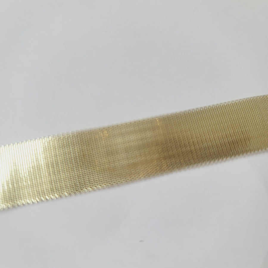 Gold and Silver Glitter Printed Grosgrain Ribbon 1-1/2 inch X 4 Yard