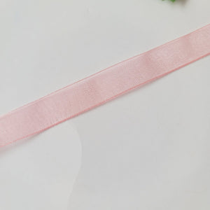 Neon Pink Organza Ribbon -3/8" (10mm) - Sold by the Yard