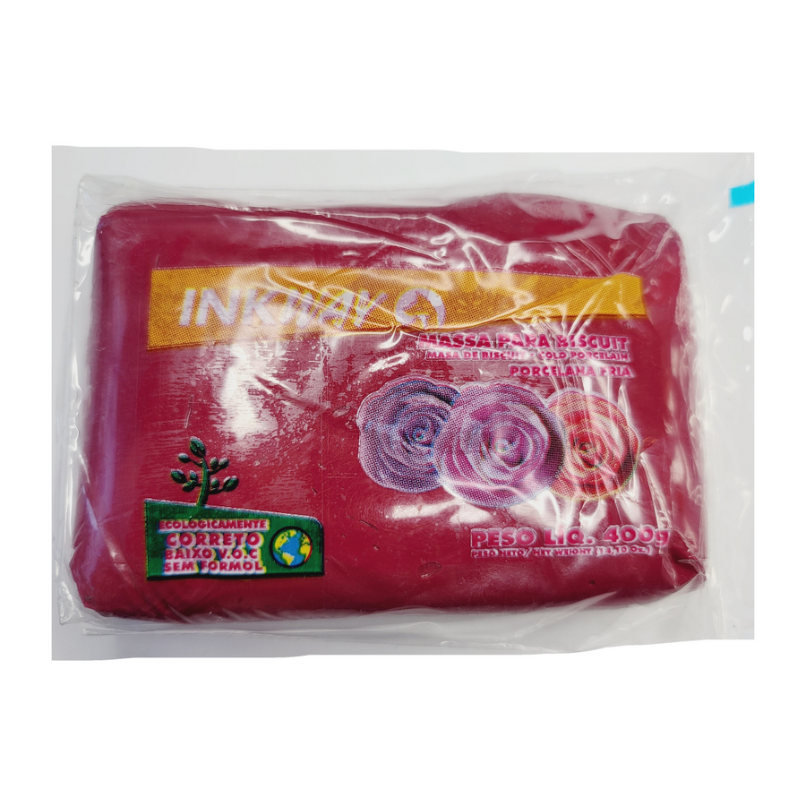 Marsala Red Air Dry Clay Dough (400g/14oz)