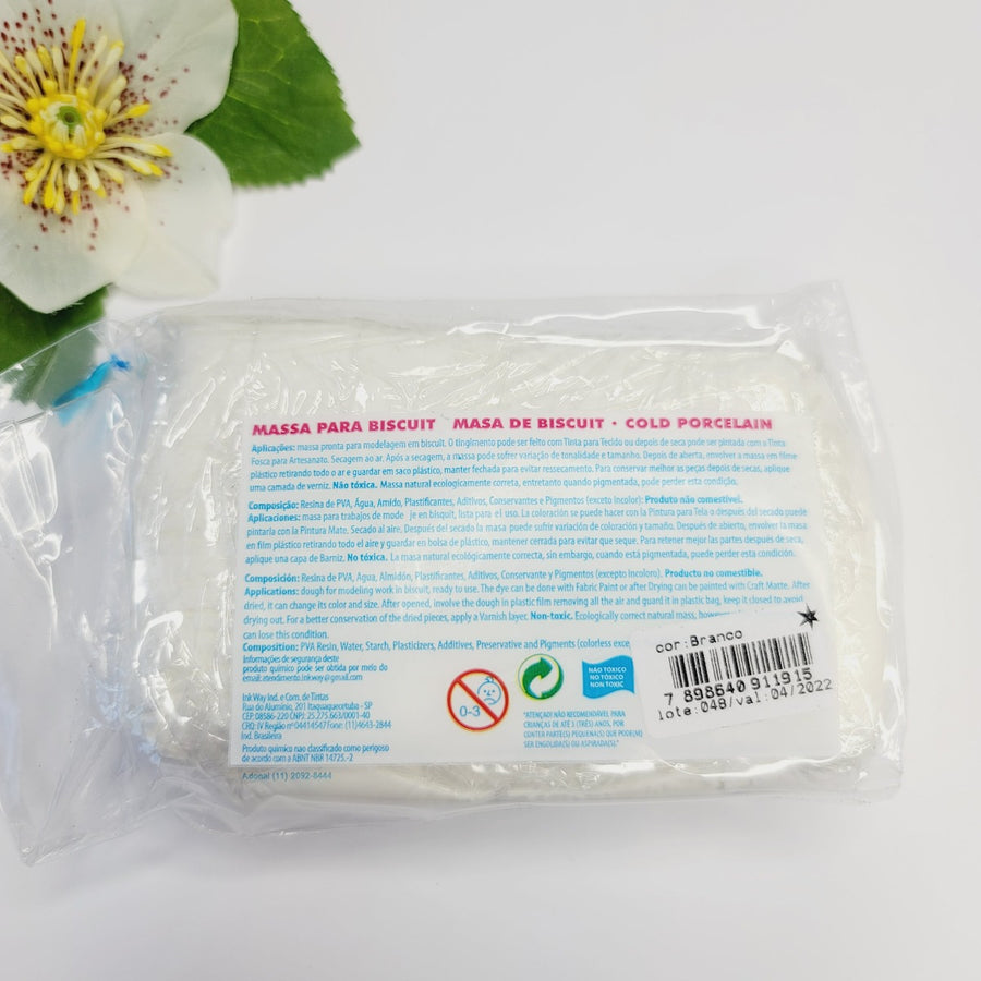 White Air Dry Clay Dough (400g/14oz)