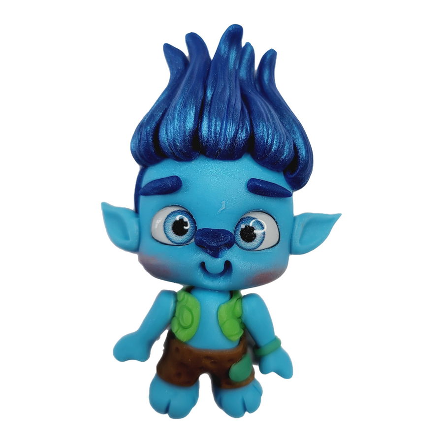 Troll #563 Clay Doll for Bow-Center, Jewelry Charms, Accessories, and More