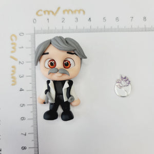 Dr Ignaz 2 #160 Clay Doll for Bow-Center, Jewelry Charms, Accessories, and More
