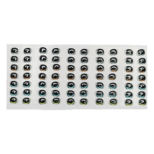 Adhesive Resin Eyes for Clays Multicolor STY R022 G 35 Pairs