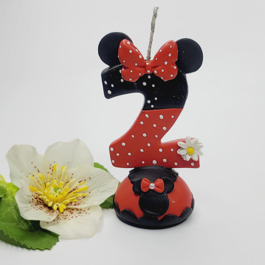 Mouse Girl Candle #2 for cake top