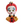 Load image into Gallery viewer, Queen of Hearts #478 Clay Doll for Bow-Center, Jewelry Charms, Accessories, and More
