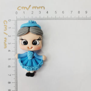 Dona Clotilde #154 Clay Doll for Bow-Center, Jewelry Charms, Accessories, and More