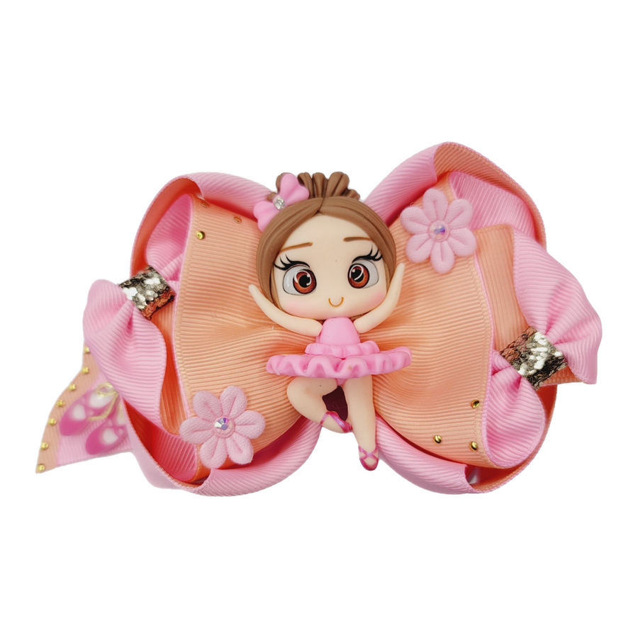 Karlye Ballerina Large Hair-Bow