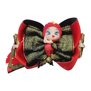 Queens of Hearts mermaid large hair-bow