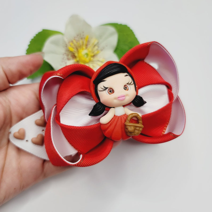 Little red riding rood large hair-bow