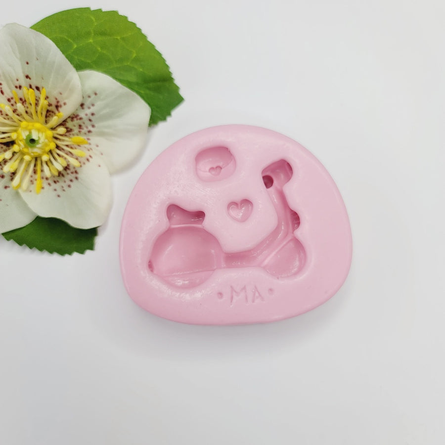 Motorcycle Love Med Silicone Mold MA 751