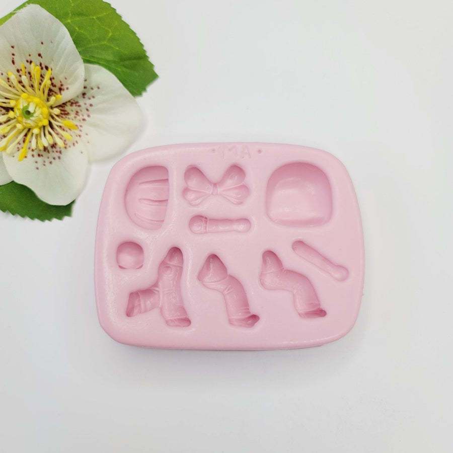 Biker's Side Body Small Silicone Mold MA 755