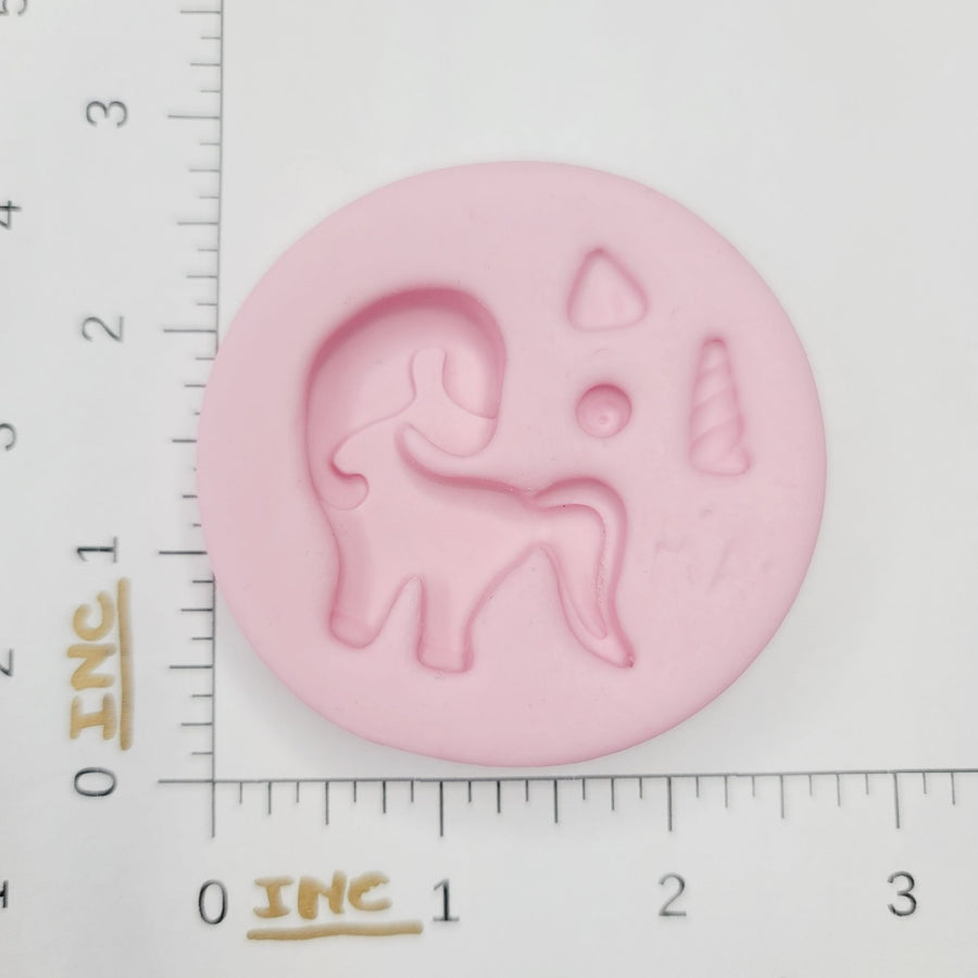 Unicorn Small  Silicone Mold MA 245