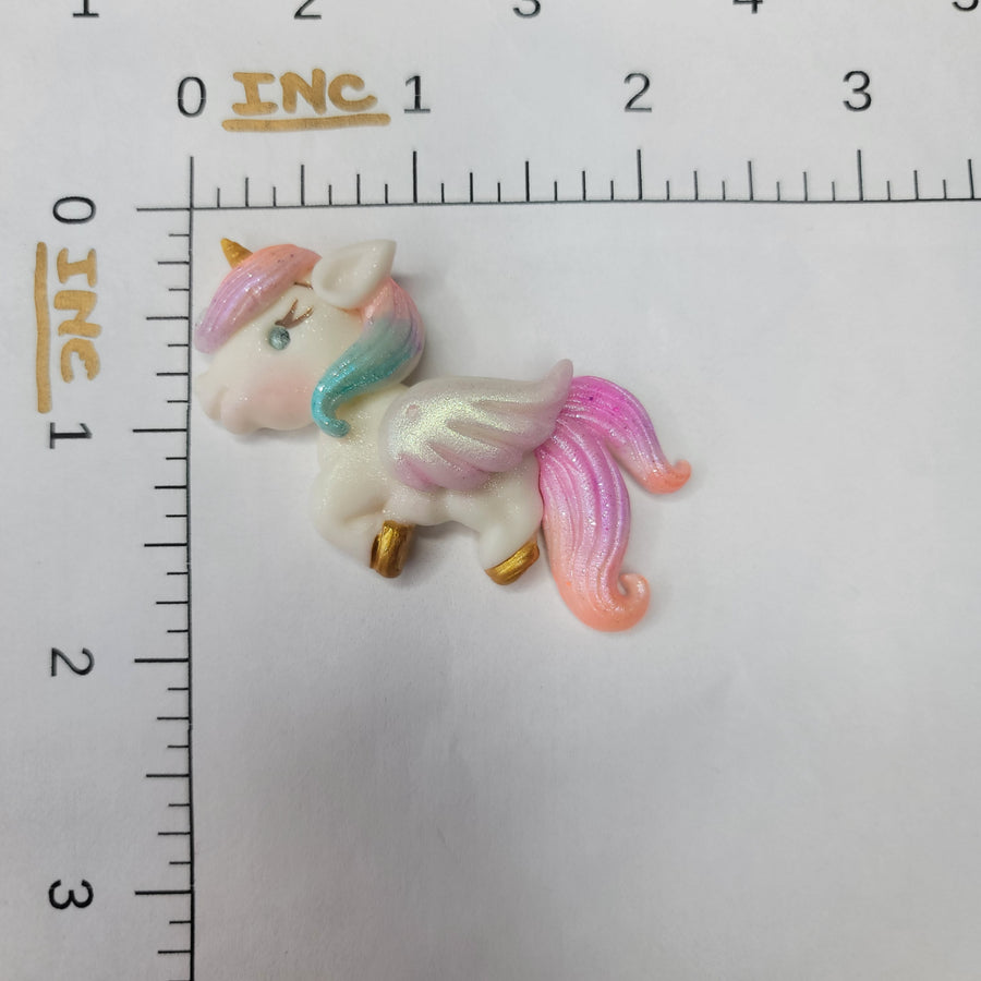Rainbow #480 Clay Doll for Bow-Center, Jewelry Charms, Accessories, and More