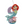 Load image into Gallery viewer, Mermaid themed candle #9 for cake top
