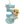 Load image into Gallery viewer, Blond Princess themed candle #5 for cake top
