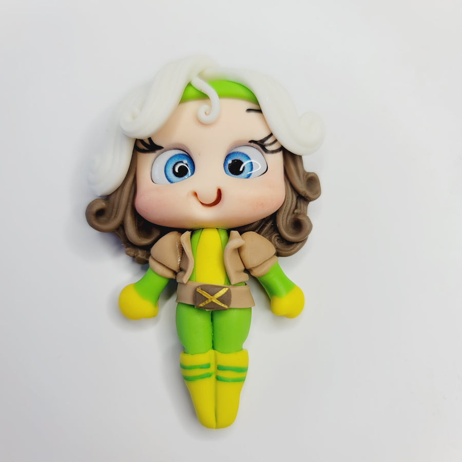 Rogue #491 Clay Doll for Bow-Center, Jewelry Charms, Accessories, and More
