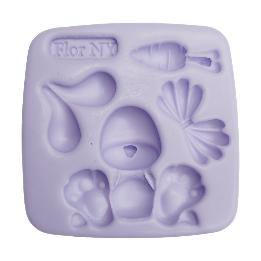 Adorable Bunny  silicone mold FNY #13