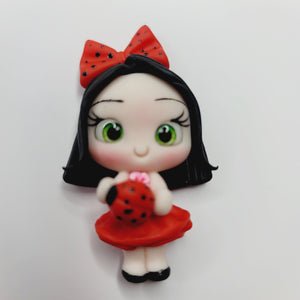 Anne Buggie #027 Clay Doll for Bow-Center, Jewelry Charms, Accessories, and More