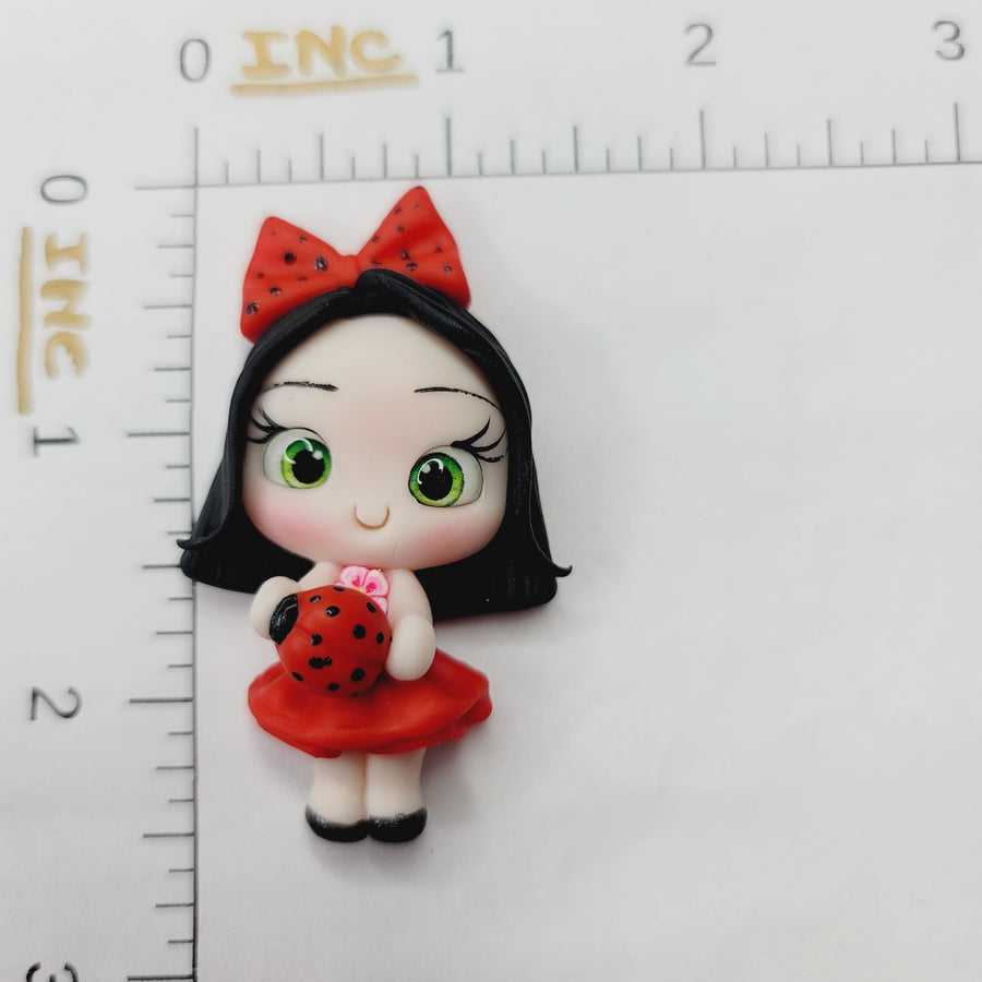 Anne Buggie #027 Clay Doll for Bow-Center, Jewelry Charms, Accessories, and More