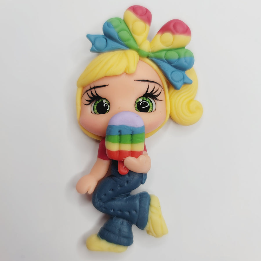 Susan #544 Clay Doll for Bow-Center, Jewelry Charms, Accessories, and More