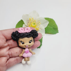 Makayla #359 Clay Doll for Bow-Center, Jewelry Charms, Accessories, and More