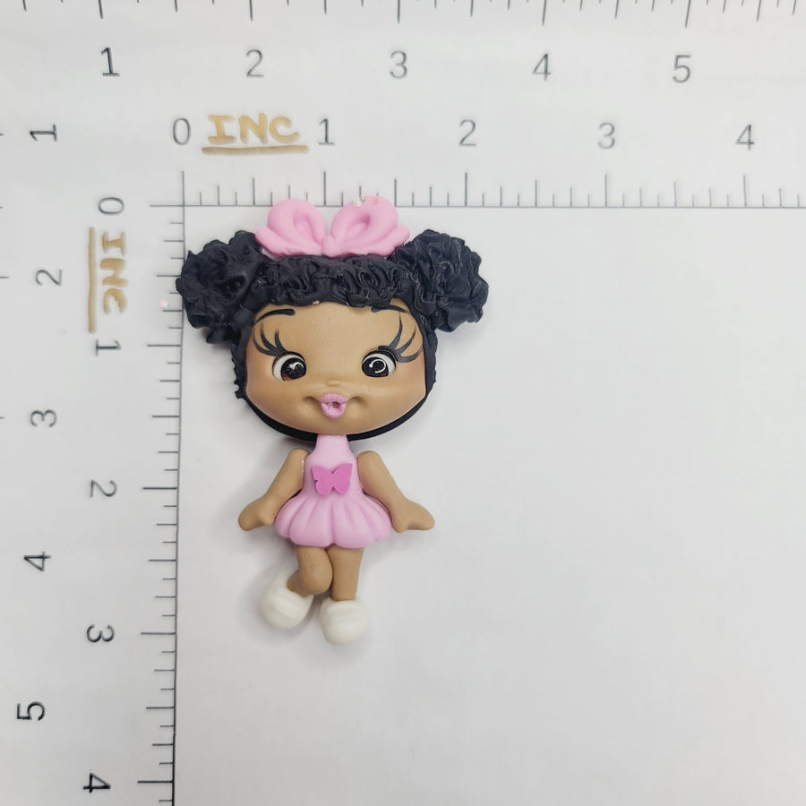 Makayla #359 Clay Doll for Bow-Center, Jewelry Charms, Accessories, and More