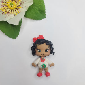 Shaquana #512 Clay Doll for Bow-Center, Jewelry Charms, Accessories, and More