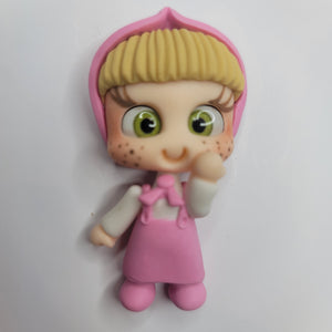 Masha 3 #363 Clay Doll for Bow-Center, Jewelry Charms, Accessories, and More