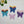 Load image into Gallery viewer, E.V.A. Wings #14 for Clays (set of 5) - 3&quot; (in) - Mixed Colors Glitter
