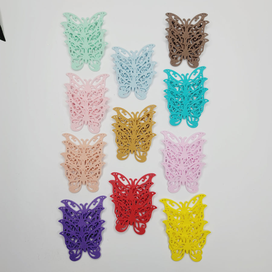 E.V.A. Wings #17 for Clays (set of 5) - 1.5"x2" (in) - Mixed Colors