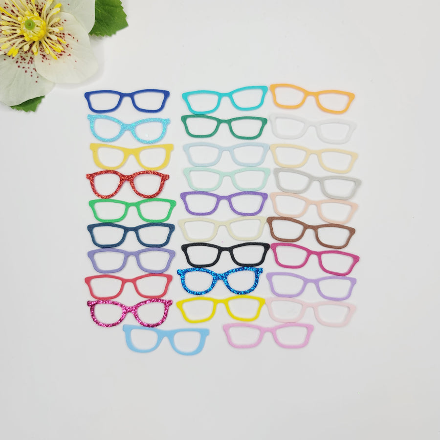 E.V.A. Square Glasses for Clays (set of 10) - 2" (in) - Mixed Colors
