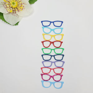 E.V.A. Square Glasses for Clays (set of 10) - 2" (in) - Mixed Colors