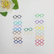 Load image into Gallery viewer, EVA#19 Round Glasses for Clays (set of 10) - 1.5" (in) - Mixed Colors
