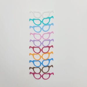 E.V.A.  Cat Glasses for Clays (set of 10) - 1.75" (in) - Mixed Colors