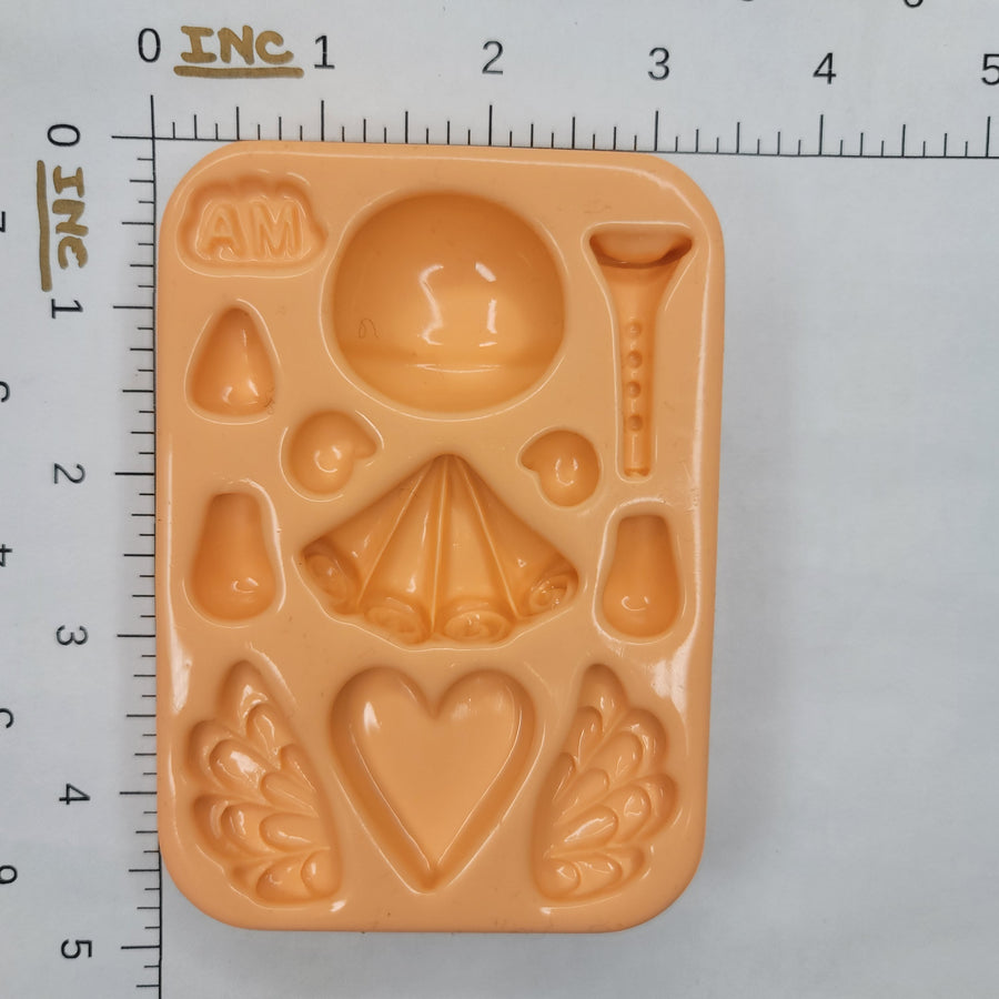 Xmas Angel silicone mold M.D 39