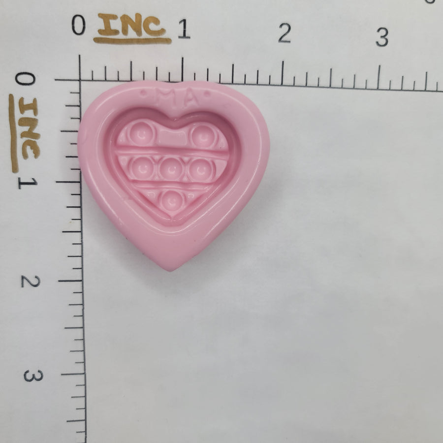 Heart Pop It SM Silicone Mold 813 MA