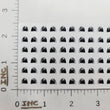 Load image into Gallery viewer, VA 029 Adhesive Resin Eyes for Clays V.A.029 Lulu 48 Pairs (X-SM -PP) 5.7MM -Black
