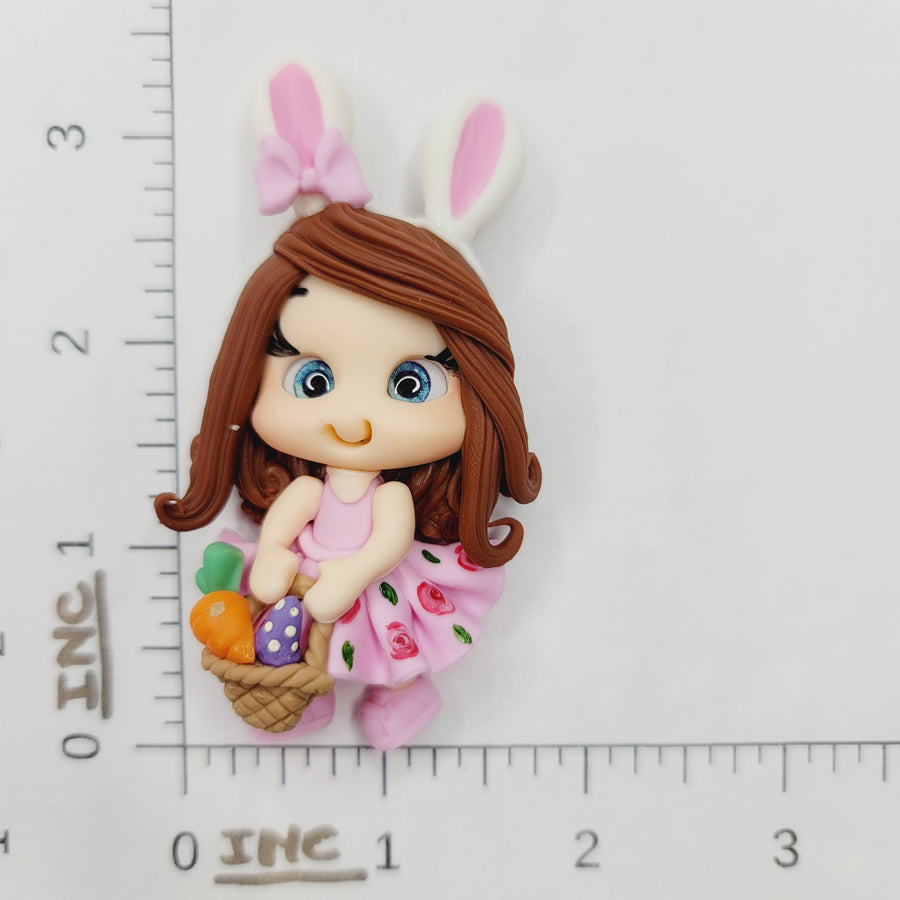 Genevieve #229 Clay Doll for Bow-Center, Jewelry Charms, Accessories, and More