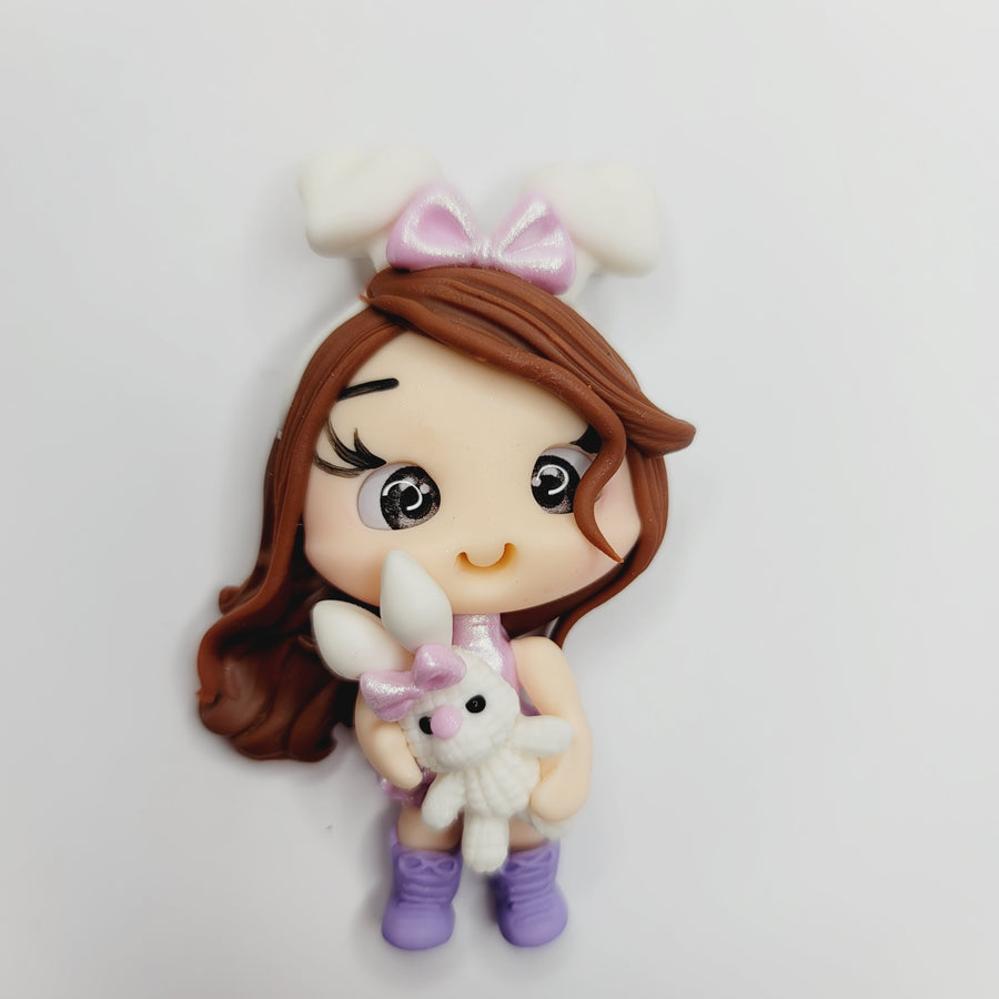 Annamaria #026 Clay Doll for Bow-Center, Jewelry Charms, Accessories, and More