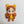 Load image into Gallery viewer, Winnie the Tiger 1 #576 Clay Doll for Bow-Center, Jewelry Charms, Accessories, and More
