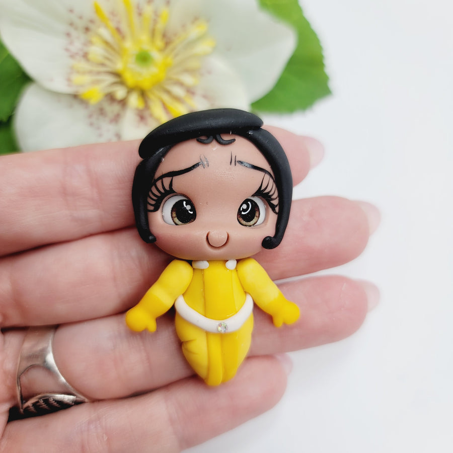 Buttercup #090 Clay Doll for Bow-Center, Jewelry Charms, Accessories, and More