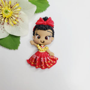 Dolores #151 Clay Doll for Bow-Center, Jewelry Charms, Accessories, and More