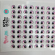 Load image into Gallery viewer, KKA 1073NA Adhesive Resin Eyes for Clays Pink KKA 1073NA - 45 Pairs(M) (Medium)
