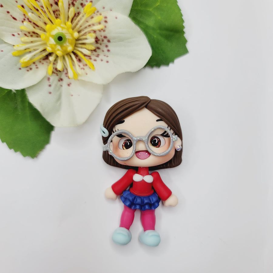 Meilin Lee #367 Clay Doll for Bow-Center, Jewelry Charms, Accessories, and More